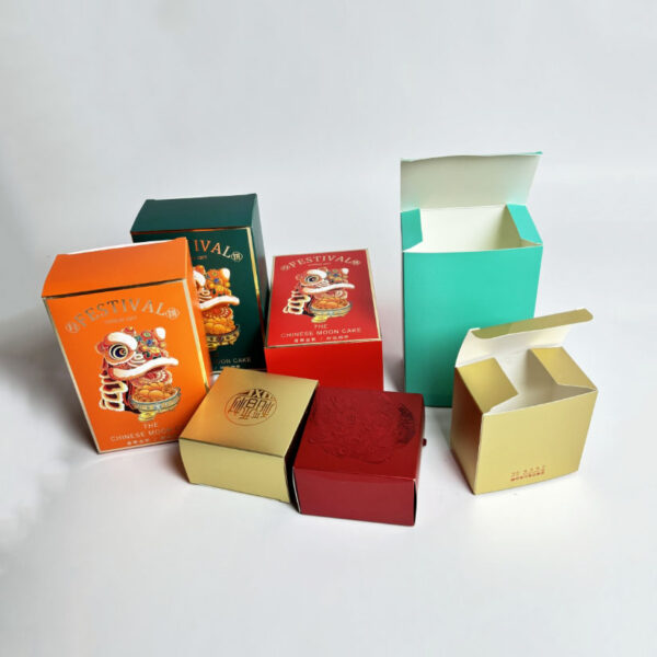 Custom logo Cookie Bakery Food Containers pink Pastry Packaging Box Paper Donut Box
