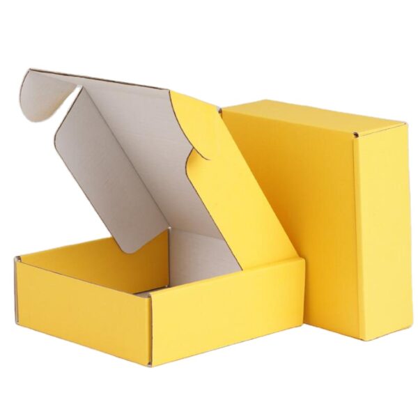 Wholesale Custom Design Clothes Packing Box Print Full Color Corrugated Mailing Box - 画像 2