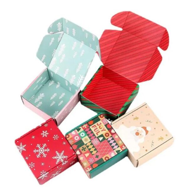 Wholesale Custom Design Clothes Packing Box Print Full Color Corrugated Mailing Box - 画像 3