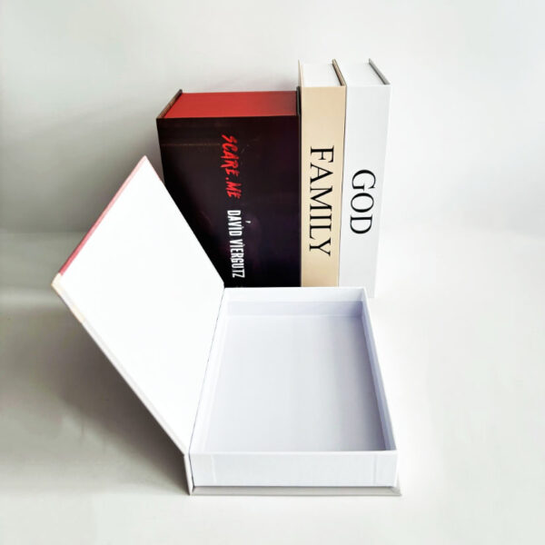 Custom Fashion Magnetism Book Shaped Gift Packaging Box/decorative Book Shaped Cardboard Gift Display Box - 画像 4