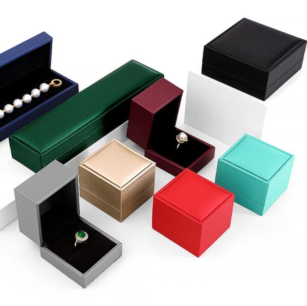 Custom logo Recyclable Handmade Gift Box Packing for Jewellery Necklace Bracelet Rings Drawer Paper Jewelry Box - Image 2