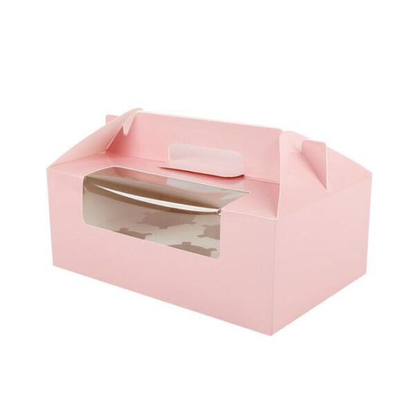 Custom Macaron Packing Box Beautifully Packaged Wedding Party Cake Storage Biscuit Paper Box - Image 2