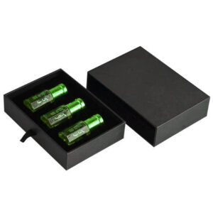 High Qualite Gift Box Silver Foil Paper Perfume Box Packaging Custom Perfume Bottle Case