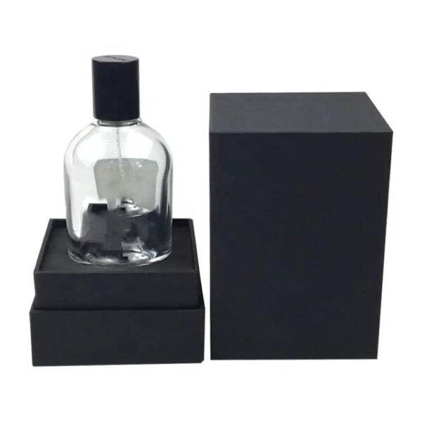 High Qualite Gift Box Silver Foil Paper Perfume Box Packaging Custom Perfume Bottle Case - 画像 4
