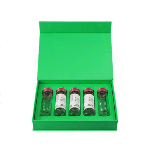 High Qualite Gift Box Silver Foil Paper Perfume Box Packaging Custom Perfume Bottle Case - 画像 6