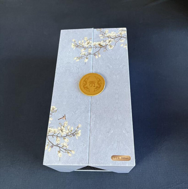 Custom Luxury Color Cardboard Cosmetic Packaging Gift Box With Foam Insert of Double Magnetic Door Open - 画像 6