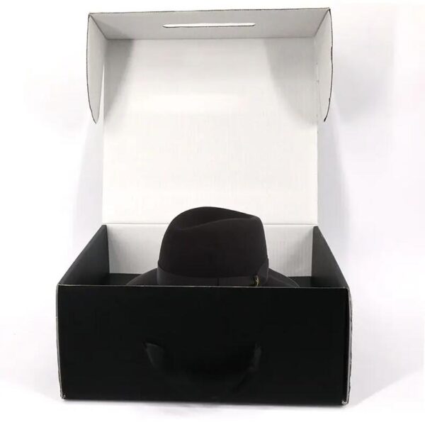 Custom   Folding Magnetic Closure Rigid Cardboard Printed Hat/baseball Cap Gift Card Foldable Paper Packing Box - 画像 2