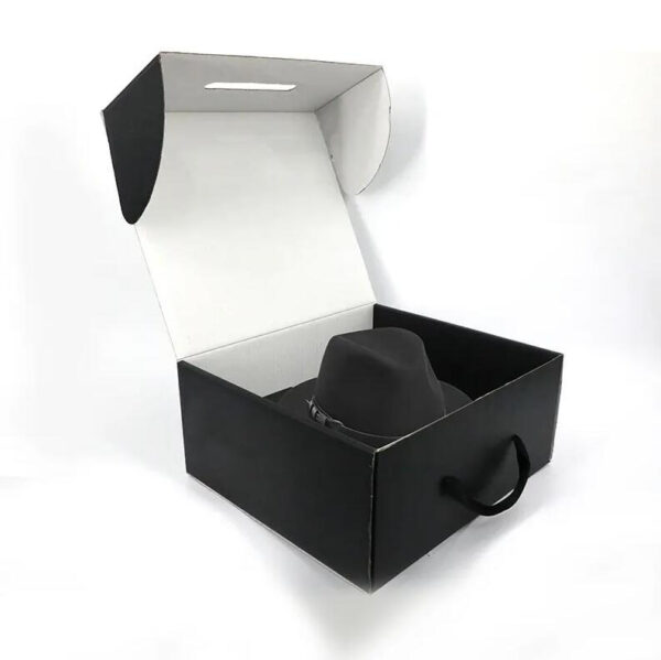 Custom   Folding Magnetic Closure Rigid Cardboard Printed Hat/baseball Cap Gift Card Foldable Paper Packing Box - 画像 3