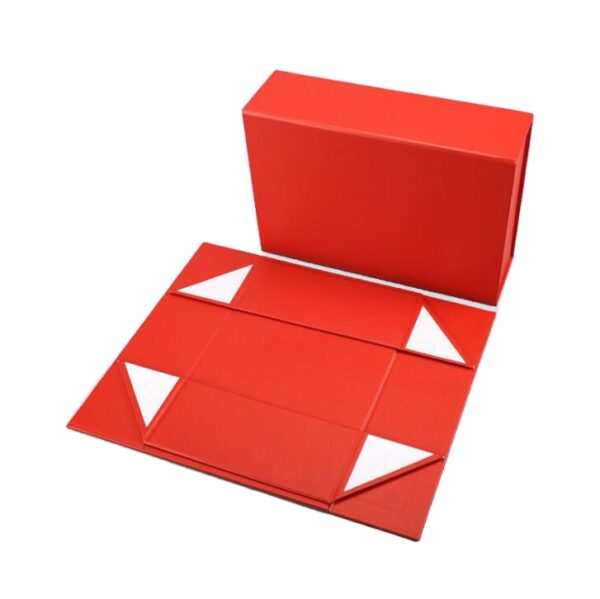 Custom Logo Recycled Cardboard Folding Packaging Magnetic Box Closure Black Flat Foldable Paper Gift Boxes - Image 2