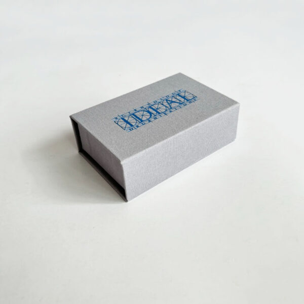Paperboard Design Usb Flash Drive with Wedding Gift Box with logo Linen Usb Drive Box Wedding Usb Box - Bild 3