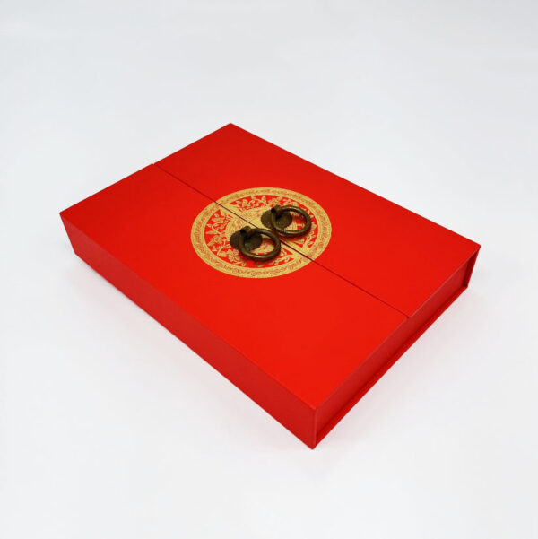 Luxus benutzerdefinierte exquisite magnetische Schließung starrer Karton Doppeltür Offen kosmetische Parfüm Geschenkverpackung Box