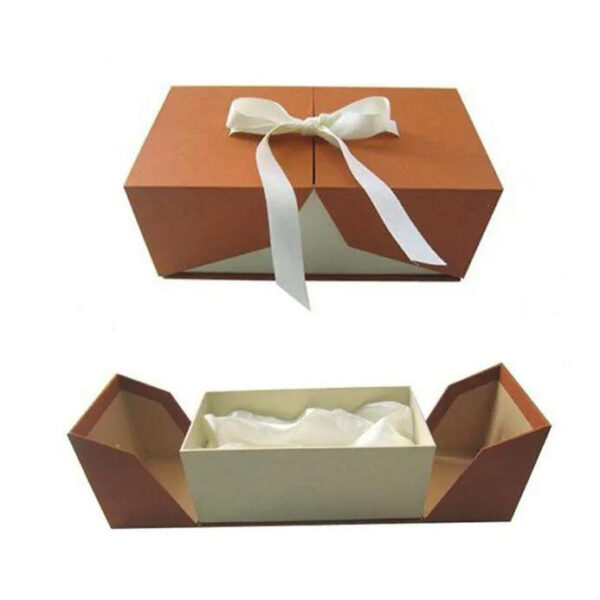 Luxus benutzerdefinierte exquisite magnetische Schließung starrer Karton Doppeltür Offen kosmetische Parfüm Geschenkverpackung Box - Bild 4
