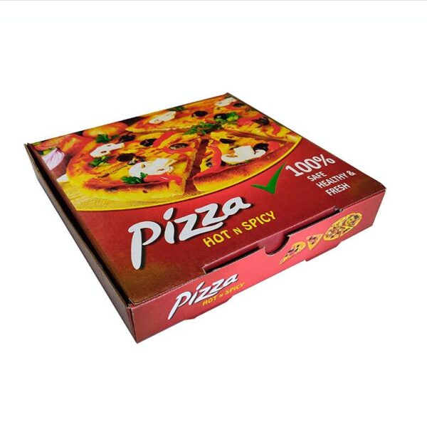 High Quality Cheap Custom logo Portable Thick Recycled Corrugated Delivery Baking Pizza Box - 画像 2