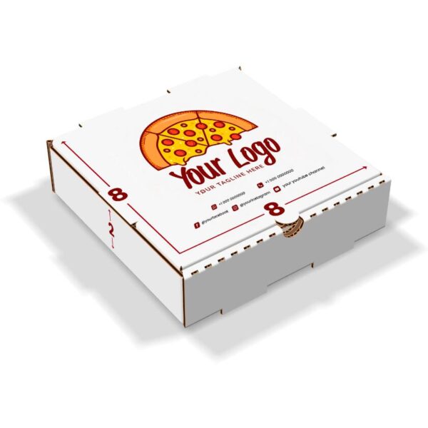 High Quality Cheap Custom logo Portable Thick Recycled Corrugated Delivery Baking Pizza Box - 画像 3