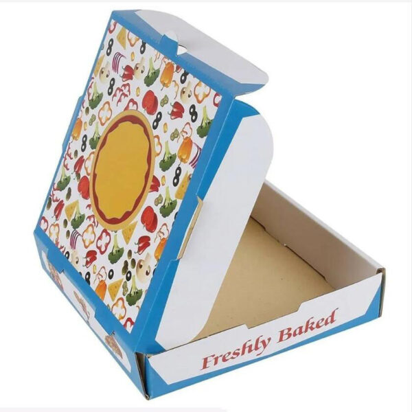 High Quality Cheap Custom logo Portable Thick Recycled Corrugated Delivery Baking Pizza Box - 画像 4