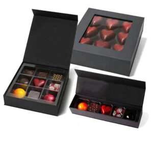 Custom Luxury Chocolate bar Boxes Packaging Empty Magnetism Chocolate Boxes