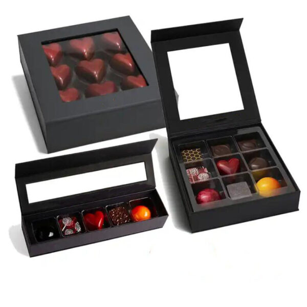 Custom Luxury Chocolate bar Boxes Packaging Empty Magnetism Chocolate Boxes - 画像 5