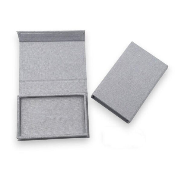 Custom High Quality Book Shape Gift Box with Linen Cloth for USB Packing Box Jewelry Box - Bild 2