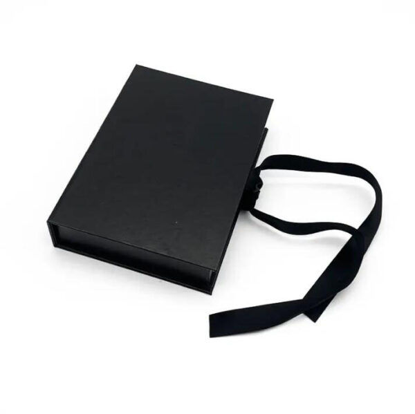 Luxury Custom Rigid Book Shaped Business Credit Wedding Gift Card Box - Bild 3