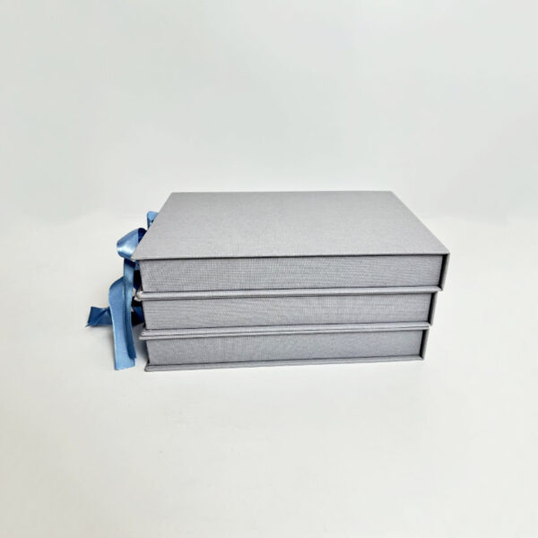 Luxury Custom Rigid Book Shaped Business Credit Wedding Gift Card Box - Bild 5