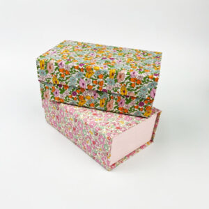 Custom Premium Linen Box Glass Crystal Usb Flash Drive with Linen Box