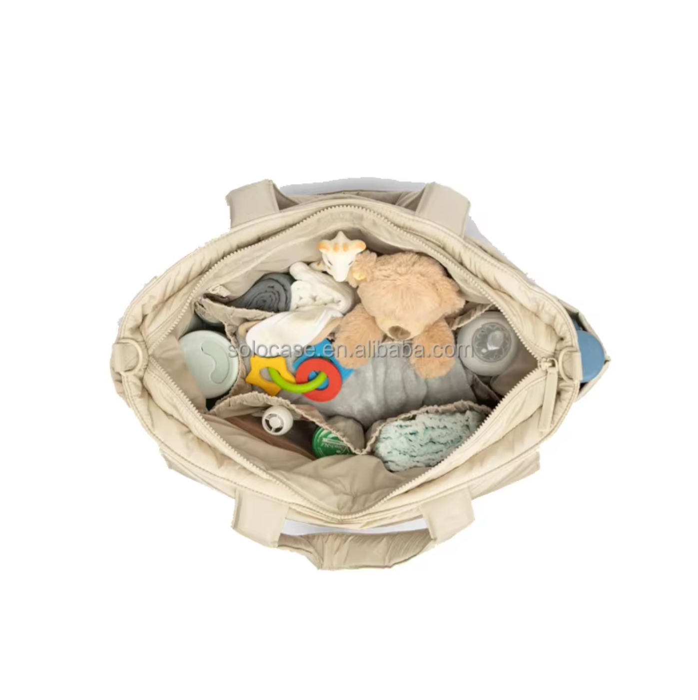 New Design Puffer Portable Baby Essentials Diaper Bag Organizer Mommy Duffle Tote Nappy Bag