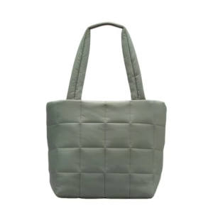 Women Puffer Tote Bag Top Handle Lightweight Handmade Waterproof Nylon Puffy Shoulder Bag