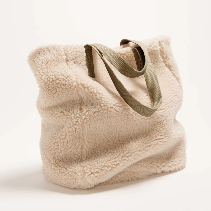 Large Capacity High Quality Teddy Tote Bag Sherpa Casual Handbag - Изображение 6