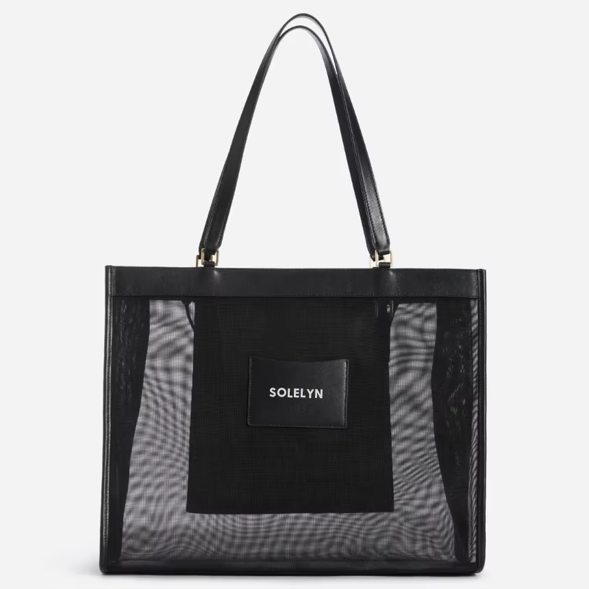 Extra Large Travel Beach Tote With Zipper Pocket Waterproof Mesh Pool Bag Pu Cotton Handle For Cruise Swim Vacation Essentials