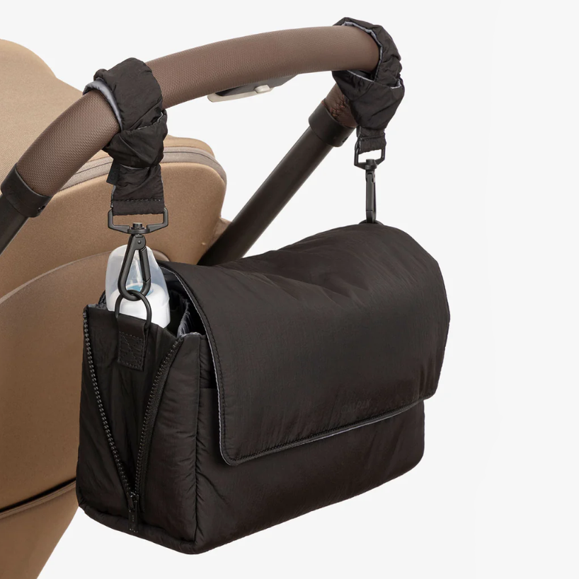 Diaper Organizer Bag With Cup Holder Storage Bag Mommy Bag Handheld Shoulder Crossbody Straps Convenient Travel Outdoors - Imagem 3