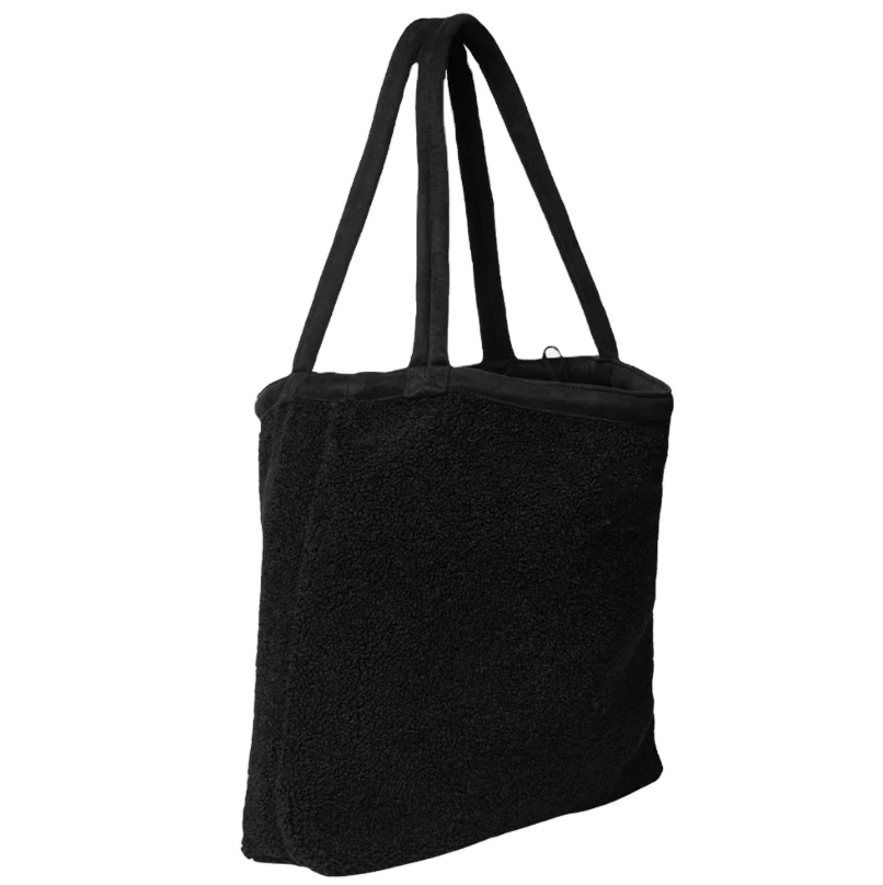 New Style Ladies Teddy Tote Handbag Large Capacity Bride Tote Bag Custom Faux Fur Shoulder Shopping Bag Winter - Изображение 5