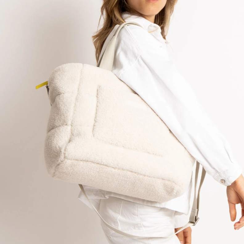 New Winter Trendy Designer Teddy Handbags Cute Plush Women's Sherpa Fluffy Shoulder Bag - Image 6