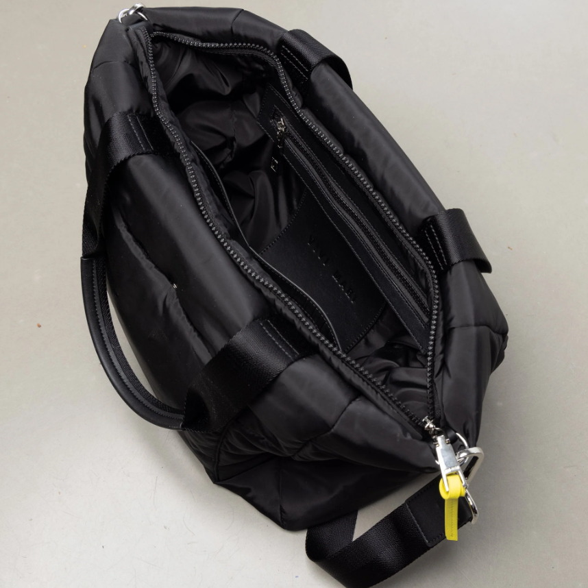 Puffer Portable Shoulder Bag Quilted Nylon Puffy Tote Bag Unique Puffer Bags - صورة 2