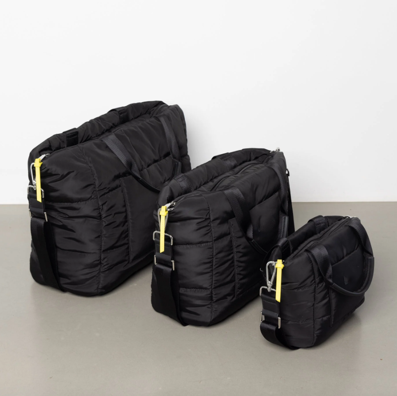 Puffer Portable Shoulder Bag Quilted Nylon Puffy Tote Bag Unique Puffer Bags - صورة 6