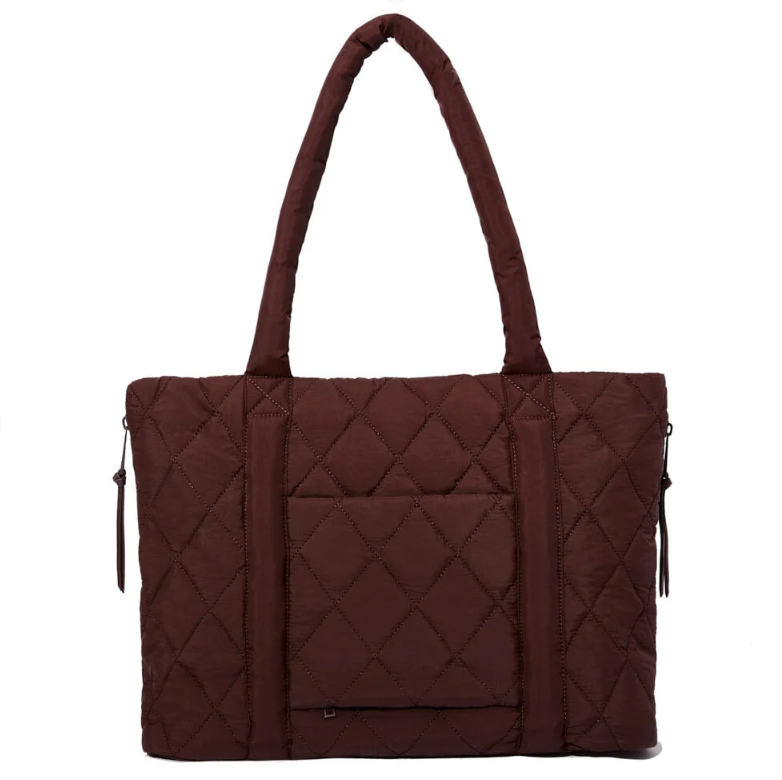 Puffer Tote Bag For Women Lightweight Tote Bag With Zipper - صورة 4