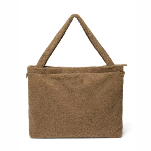 Diaper Bag Tote Teddy Puffer Baby Diaper Bag With Insulated Pocket