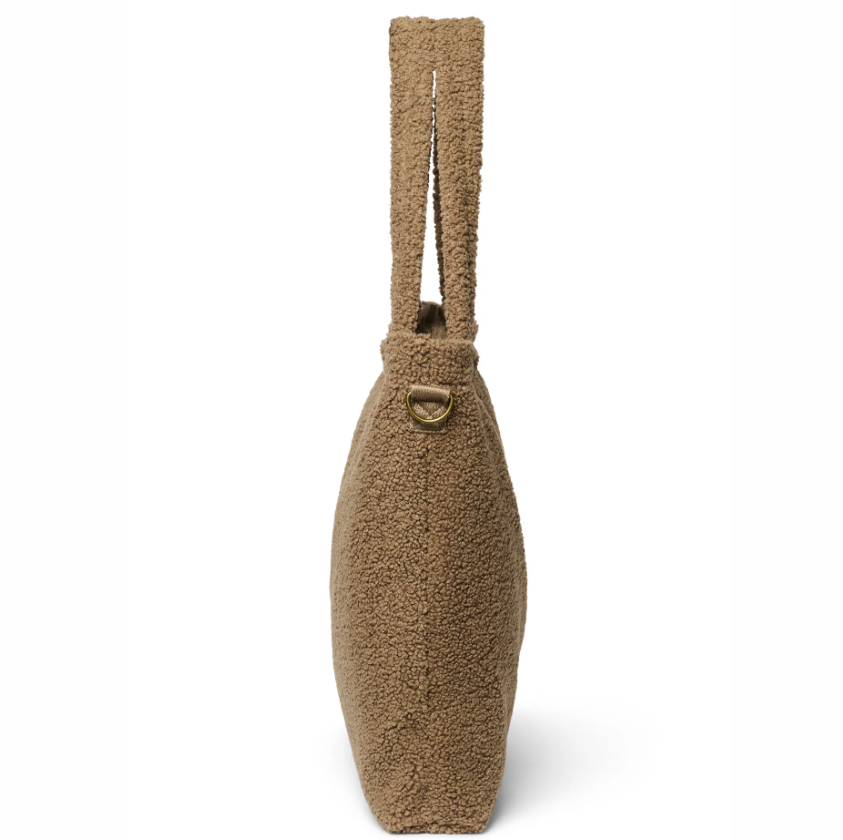 Diaper Bag Tote Teddy Puffer Baby Diaper Bag With Insulated Pocket - Imagem 5