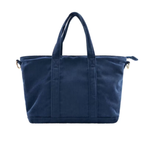 Corduroy Tote Bag For Women Large Shoulder Bag With Zipper And Pockets