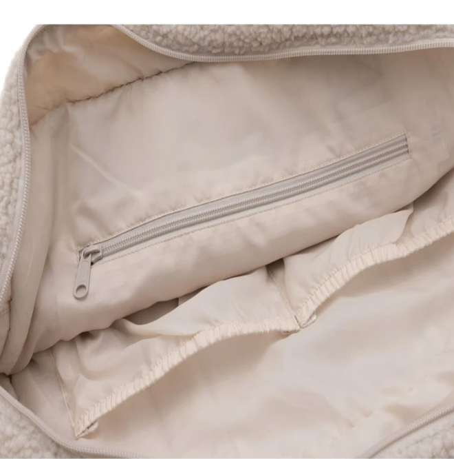 Sherpa Changing Bag Baby Essentials Travel Bag Large Teddy Baby Diaper Bag - صورة 6