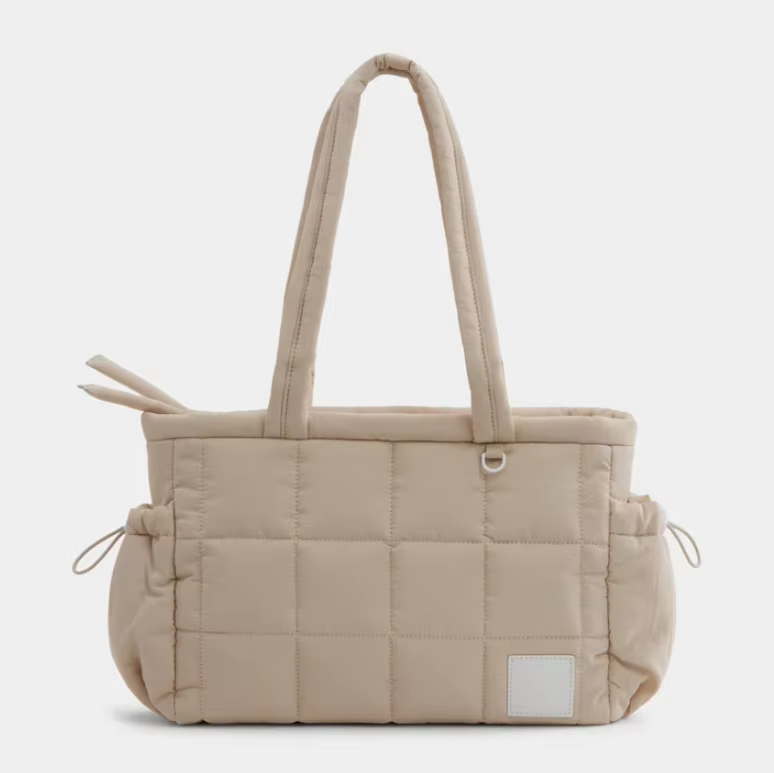 Fashionable Autumn Puffer Tote Bag Fashionable Storage Bag With Large Capacity For Ladies